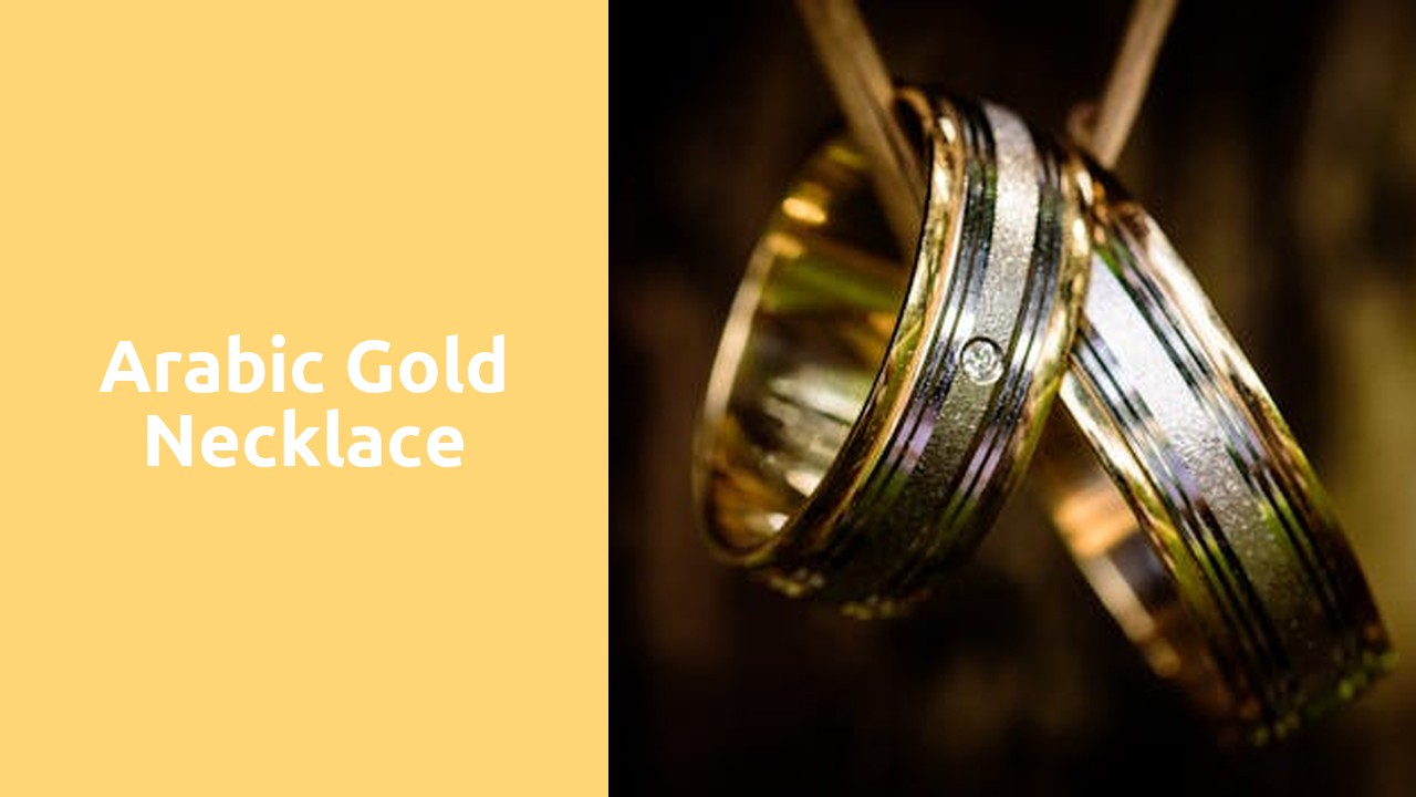arabic gold necklace